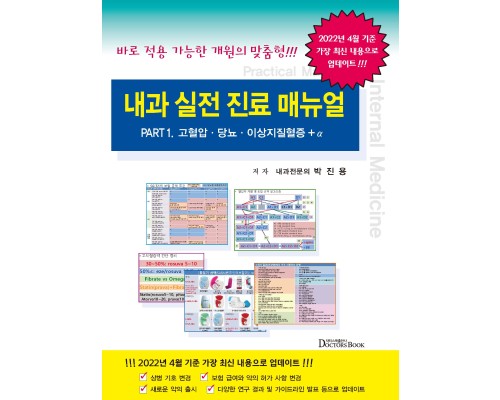 내과 실전 진료 매뉴얼 Part 1. 고혈압 당뇨 이상지질혈증+α
